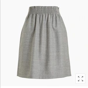 J.Crew Wool-Blend Grey Skirt NWT Size 12